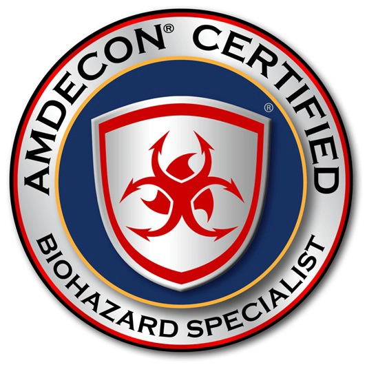 Amdecon Biohazard Certication Logo